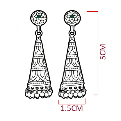 Meenakari Cone Jhumka Earrings for Women | Traditional Ethnic Indian Jewelry