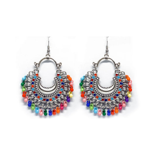 Multicolor Jhumka Earring Afghani Design | Jhumka Earring For Women and Girls