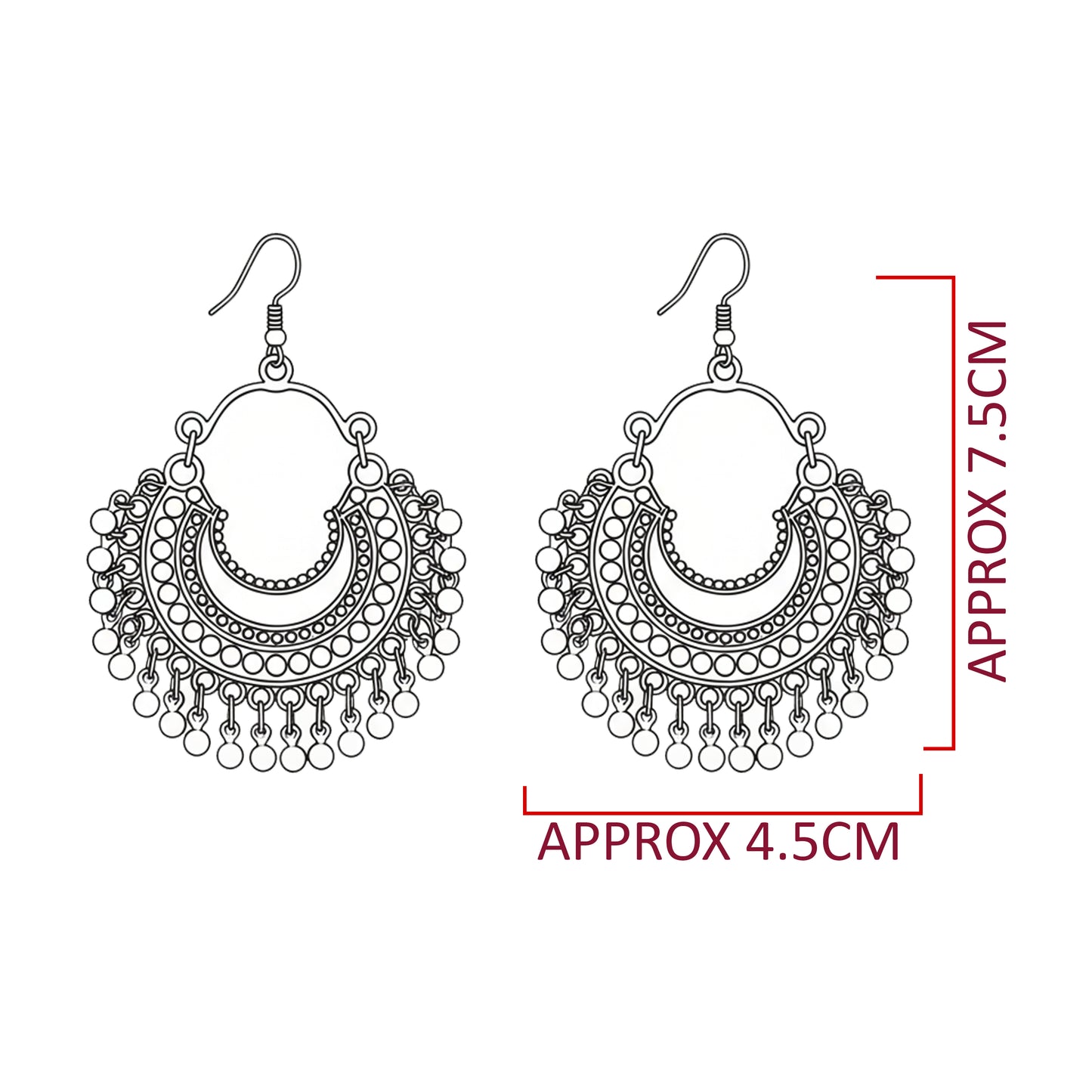 Multicolor Jhumka Earring Afghani Design | Jhumka Earring For Women and Girls